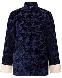 Shanghai Tang - Giacca Con Motivo Jacquard - Lyst