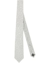 Errico Formicola - Corbata de seda con motivo de cachemira - Lyst