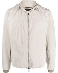 Moorer - Veste Zippée À Patch Logo - Lyst