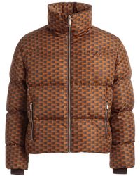 Bally - Geometric-Print Padded Jacket - Lyst