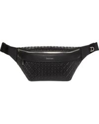 Calvin Klein - Embossed Pattern Shoulder Bag - Lyst