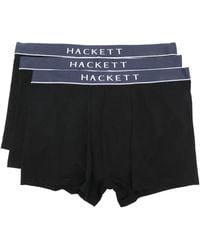 Hackett - Logo-Waistband Cotton Briefs (Pack Of Three) - Lyst
