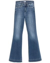 Liu Jo - Rhinestone-Embellished Flared Jeans - Lyst