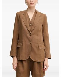 Benetton - Notched Lapels Blazer - Lyst