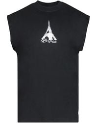 Vetements - Crystal Paris Sleeveless T-Shirt - Lyst