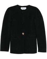 Gabriela Hearst - Puff-Sleeve Button-Up Jacket - Lyst
