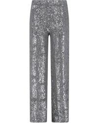 P.A.R.O.S.H. - Straight Broek Met Pailletten - Lyst