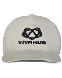 VIVAMUS - Damage Distressed Logo-Embroidered Cap - Lyst