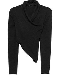 Alberta Ferretti - Gedrapeerde Top - Lyst
