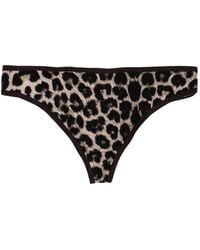 Baserange - Leopard-Print Briefs - Lyst