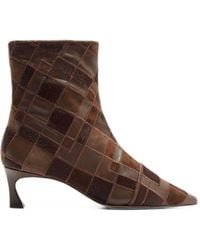 Alexandre Birman - Annelise Patchwork Ankle Boots - Lyst