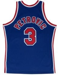 Mitchell & Ness - Drazen Petrovic New Jersey Nets 1992-93 Jersey - Lyst