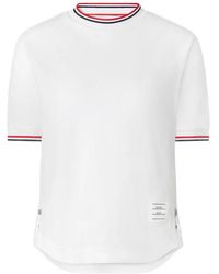 Thom Browne - T-Shirt Rwb Tipping - Lyst