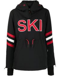 Perfect Moment - Slogan-print Padded Hoodie - Lyst