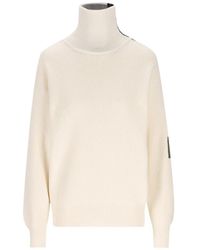Loewe - Contrast-Trim Wool Sweater - Lyst