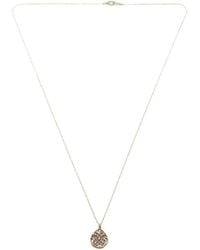 Noghi - 14K Diamond Drop R Diamond Necklace - Lyst