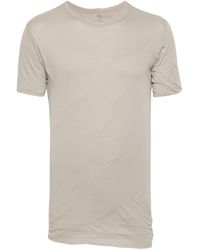 Rick Owens - Grey Cotton T-shirt - Lyst
