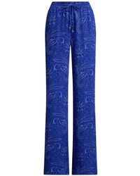 Ralph Lauren - Paisley-Print Drawstring Trousers - Lyst