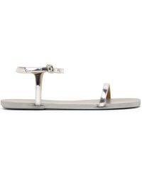 Marsèll - Sottile Metallic-Leather Sandals - Lyst