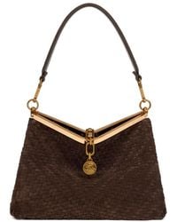 Etro - Medium Woven Suede Vela Bag - Lyst
