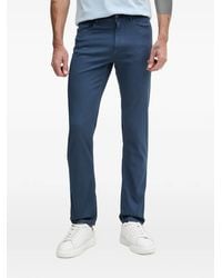Trussardi - Logo-Patch Straight-Leg Trousers - Lyst