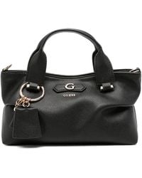 Guess - Mini Sac À Main Suzy À Plaque Logo - Lyst
