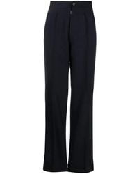 Maison Margiela - Wollhose Mit Fischgrätenmuster - Lyst