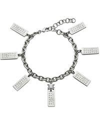 MM6 by Maison Margiela - Pulsera De Cadena Con Charm - Lyst