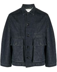 Lemaire - Giacca-camicia denim - Lyst