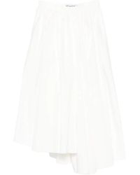 Self-Portrait - Pleated Asymmetrical Skirt - Lyst