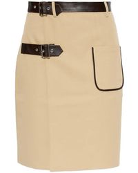 Baum und Pferdgarten - Svea Buckle-Detail Mini Skirt - Lyst
