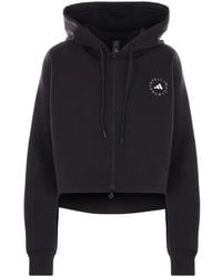 adidas By Stella McCartney - Logo Cropped Hoodie - Lyst