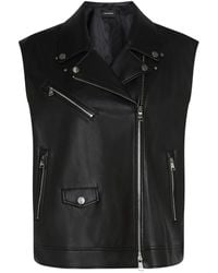 Karl Lagerfeld - Weste Aus Faux-Leder - Lyst