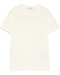 Moncler - Logo-Patch T-Shirt - Lyst