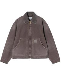 Carhartt - Arcan Zip-Up Denim Jacket - Lyst