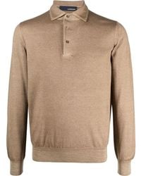 Lardini - Long-Sleeve Polo Shirt - Lyst