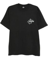 Stussy - Faded Graphic T-Shirt - Lyst