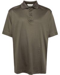 ZEGNA - Short-sleeved Cotton Polo Shirt - Lyst