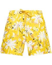 Palm Angels - Palm-Tree Swim Shorts - Lyst