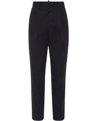 DSquared² - Geplooide Katoenen Broek - Lyst