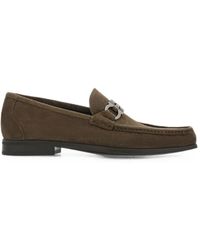 Ferragamo - Mokassins Mit Gancini-Detail - Lyst