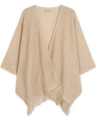 Momoní - Divina Fringed Rib-Knit Cardigan - Lyst
