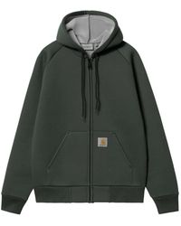 Carhartt - Car-Lux Logo-Patch Zip-Up Hoodie - Lyst