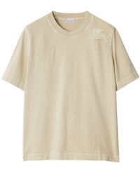Burberry - Equestrian Knight-patch Cotton T-shirt - Lyst