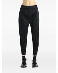 Pleats Please Issey Miyake - Pleated Pp58jf383 Trousers - Lyst