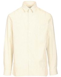 Maison Kitsuné - Striped Oversized Shirt - Lyst