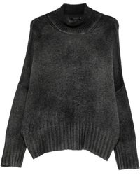 Avant Toi - Roll-Neck Ribbed-Trim Sweater - Lyst