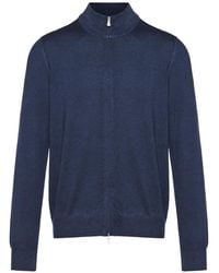 Gran Sasso - Cardigan Zippé À Col Montant - Lyst