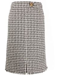 Lanvin - Tweed Pencil Skirt - Lyst