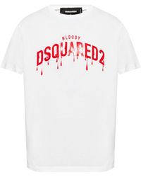 DSquared² - Logo-print cotton T-shirt - Lyst